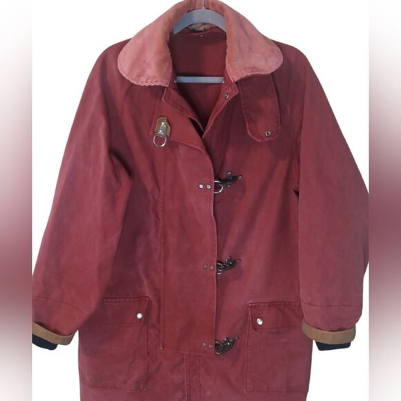 Fay Fireman's turnout coat jacket with metal clasps, missing lining size S - Picture 2 of 14